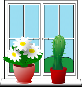 Source: http://openclipart.org/detail/189502/window-with-potted-plants-by-moini-189502